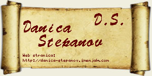 Danica Stepanov vizit kartica
